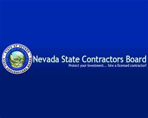 Nevada contractors board - Nevada Law. Contractors - NRS 624. Contractors - NAC 624. Public Works - NRS 338.1389 - 338.147. Licensing Laws - NRS 108.